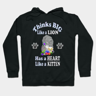 Cute Kitten with Big Ideas Hoodie